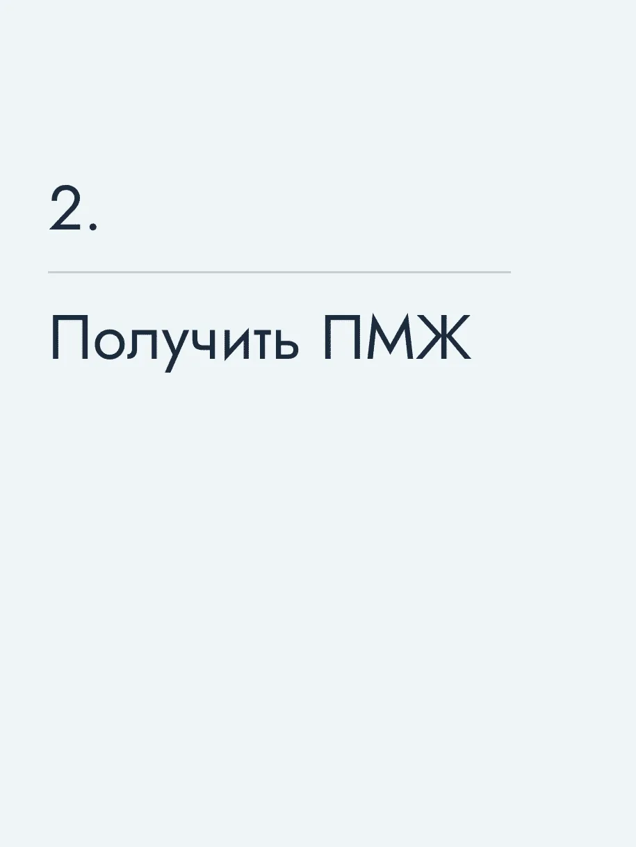 Получить ПМЖ