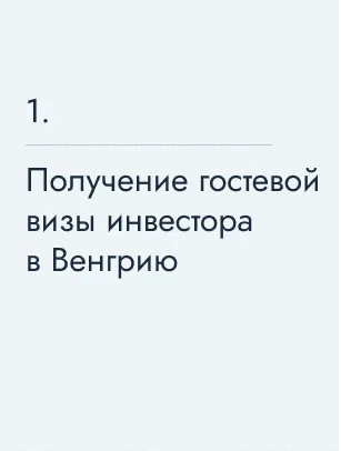 Получение гостевой визы инвестора в Венгрию
