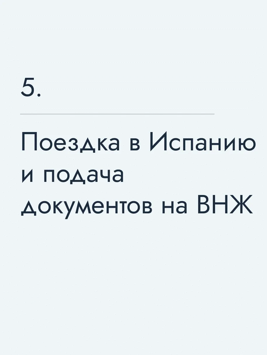 Поездка в Испанию и подача документов на ВНЖ