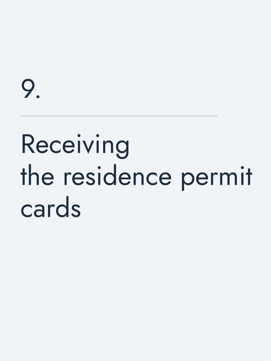 Receiving the residence permit cards 🔥