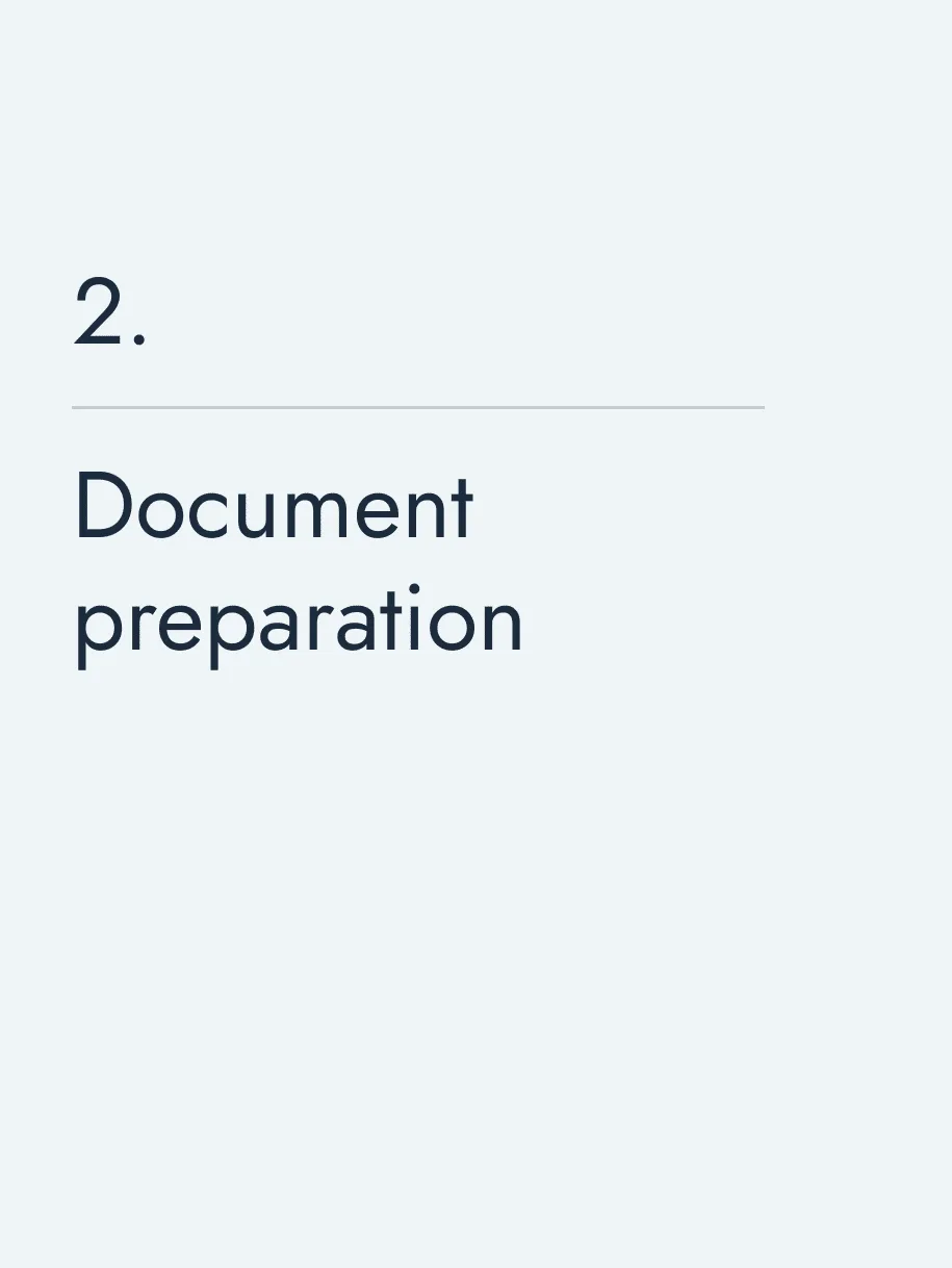 Document preparation