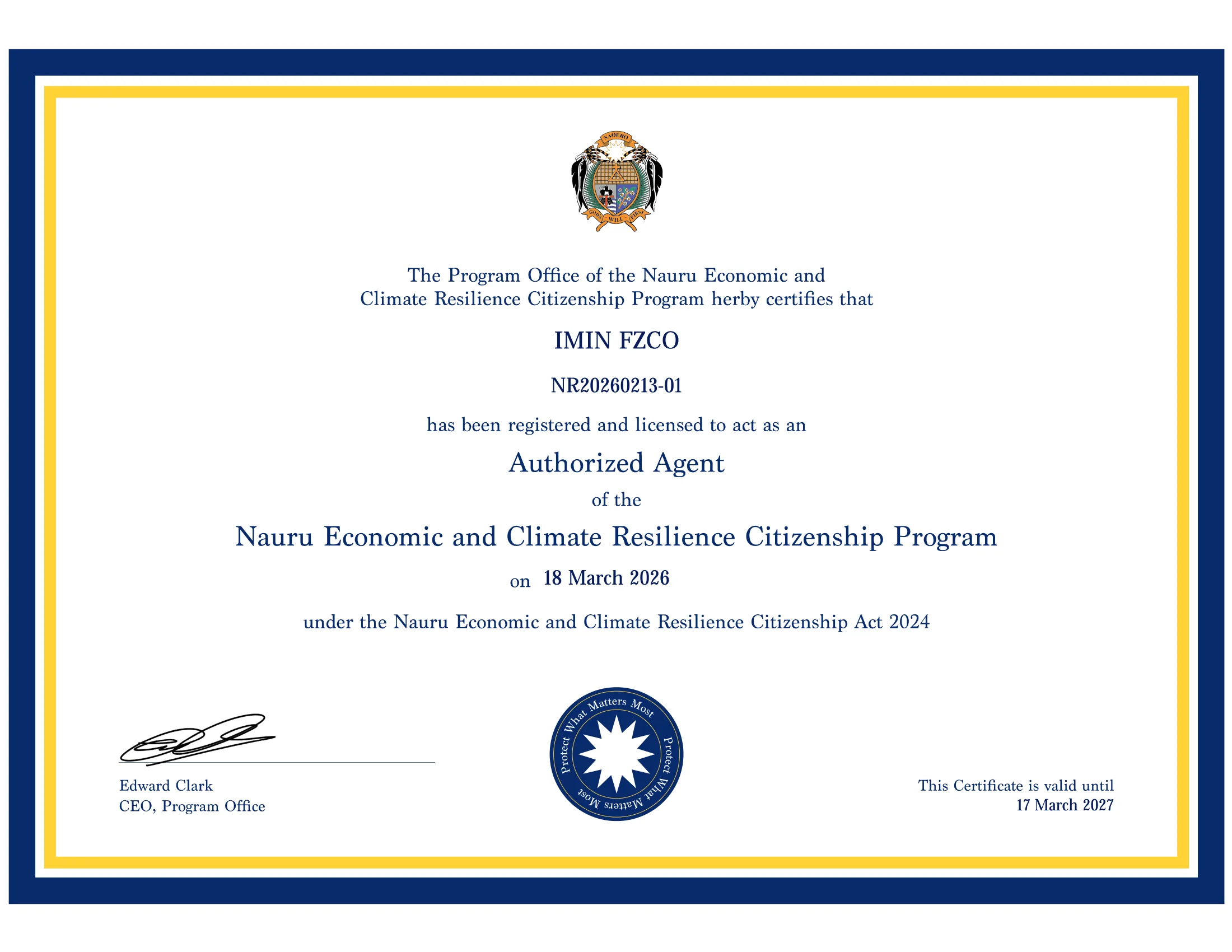 Nauru citizenship program