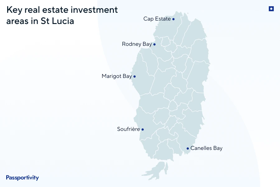 Where to buy property in St Lucia