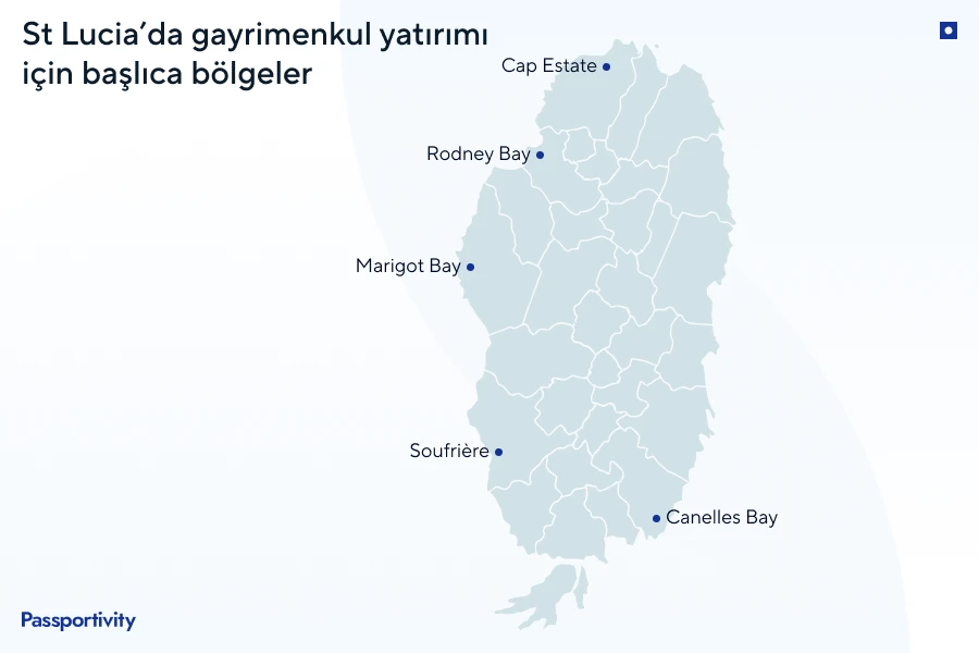 St Lucia’da gayrimenkul nereden alınır
